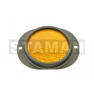 REFLECTOR OVAL AMBER ORANGE
