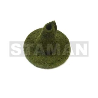 LEATHER BOOT TROTTLE PEDAL (GREEN)
