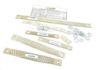 LATE RADIO SUPPRESSION GROUND BOND STRAP KIT MV SPARES