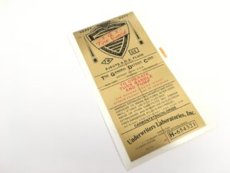 STICKER FIRE EXTINGUISHER