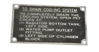 DATA PLATE DRAIN COOLING SYSTEM