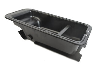 ENGINE OIL PAN WITH DRAIN PLUG